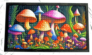 Mushroom Garden Door Mat